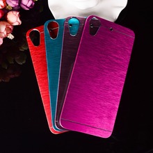 Luxury Brushed Metal Aluminum+Plastic Hard mobile phone skin case Cover For HTC Desire 626 626w 626d 626g phone shell hood bag