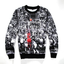 Jordan Hoodie 3D printed Scarpe Jordan Flight Crewneck Sweatshirt Last Shot Basketball Harajuku Men/Women Pullover Hoodies