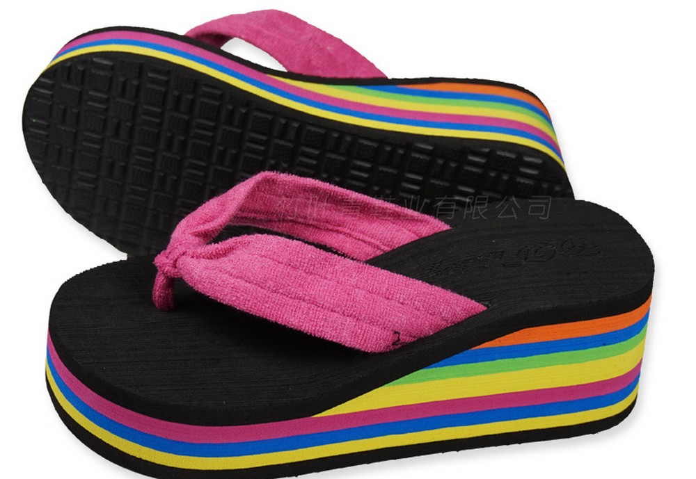 rainbow platform wedges
