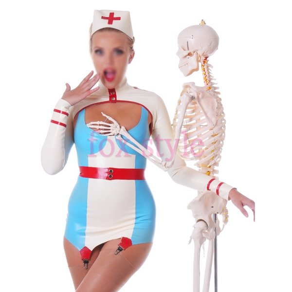 Latex Nurse Uniform 44