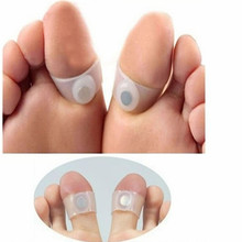 5Pair Lot magnet lose weight new technology healthy slim loss toe ring sticker silicon foot massage