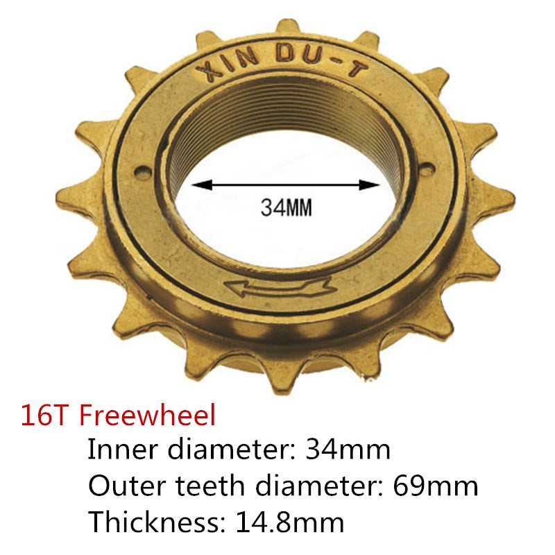 Bicycle Single Speed Freewheel 12T/14T/16T/3 Speed Bicycle Freewheel eBay