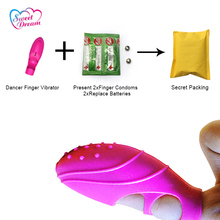 Горячие Продажи Вибрационный Танцор Палец Клитор G-Spot Стимулятор Мини Вибратор Секс Игрушки для Женщин Женский Секс-Игрушки продукты DW-007