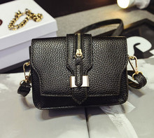 The new spring and summer fashion candy leather handbags women crossbody mini chain shoulder messenger bags