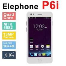 NEW Original Elephone P6i MTK6582 Quad Core Android 4.4 5.0 inch 960×540 IPS 1GB RAM 4GB ROM 13MP OTG Smartphone Phone