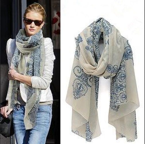 2015 Spring New Style Fashion Vintage Scarves Wraps Chiffon And Cotton Silk Scarf Shawl Clothing For