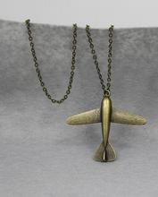 New fashion jewelry accessories vintage aircraft chain link necklace for lovers’ girl friends wholesale N054