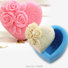 Hot Selling Rose letter Shaped Silicone Mold Cake Decoration Fondant Cake 3D Mould Bakeware Kitchen Accessories Cooking Tools