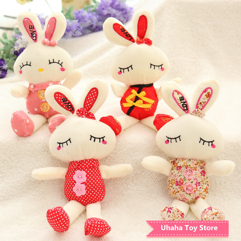 28cm 10pcs/Lot Metoo Love Rabbit Little Bunny Plush Toys Small Stuffed Animals  Wedding Gift For Sale