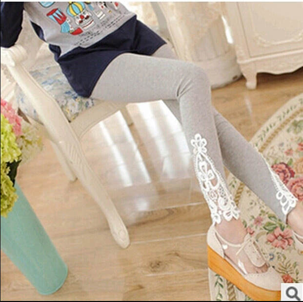 2015 New Cotton Openwork Lace Fashion Sexy Women Leggings Summer Style Sport Legging Hot Sell Free