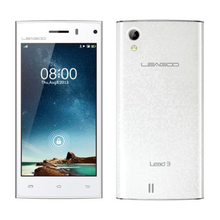 Original LEAGOO lead 3 MTK6582 Cell Phones 1.3GHz Quad Core 3G Android 4.4 Smartphone WCDMA Mobile 4.5″ QHD IPS 4GB ROM 5MP GPS