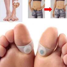 2pcs Magnetic Health Foot Massage Fat Burning Lose Weight Toe Ring Keep Fit Slimming Tools