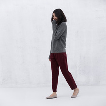 XianRan Women Pants Autumn Long Fold Pencil Pants Loose Casual Cotton Linen Pants Plus Size Trousers High Quality Free Shipping