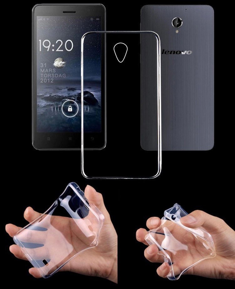 Гаджет  0.3mm Ultra thin Perfect Design Clear Crystal Transparent TPU Gel Soft Cover Case For Lenovo S860 High Quality None Телефоны и Телекоммуникации