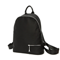Succinct Backpack 2016 New Fashion Plain Waterproof Nylon Bag Backside Zipper Pocket Women Designer Packsack Casual