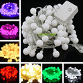 2017 Christmas Ball String lights Wedding LED Ball Light Bulb 5M 50LED White MultiColor Lighting decoration