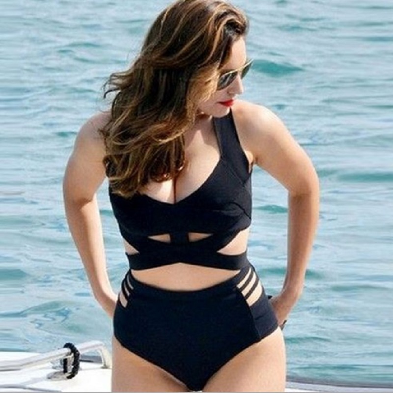 2016 new summer swimwear plus size women s swearwear suits large size swim wear font b