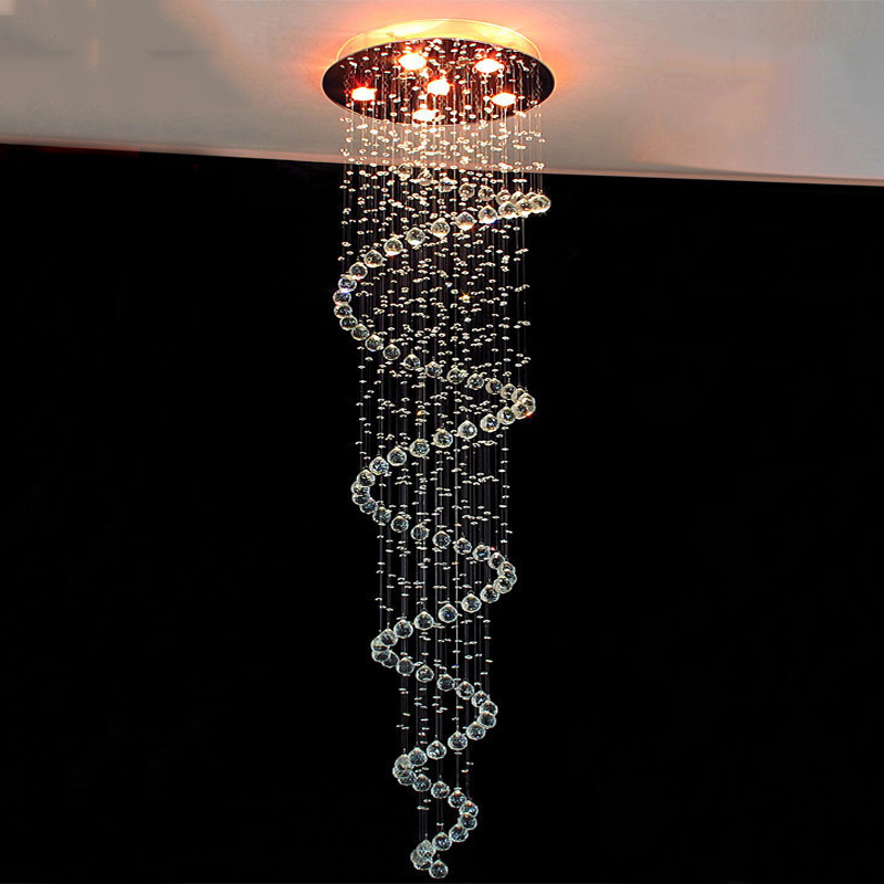 Araña de cristal en espiral compra lotes baratos de ... Chandeliers Candelabros decoración