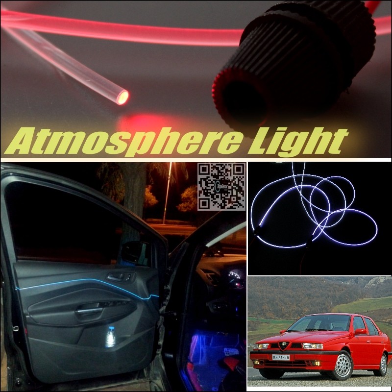 Car Atmosphere Light Fiber Optic Band For Alfa Romeo 33 155 AR Interior Refit No Dizzling Cab Inside DIY Air light