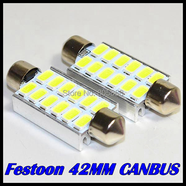 4        smd c5w 12smd  42  12smd 5630 5730 42  CANBUS  OBC     