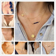 New 2015 fashion Vintage Hollow big leaf Pendants necklace clavicle chain wholesale free shipping gold and silver color