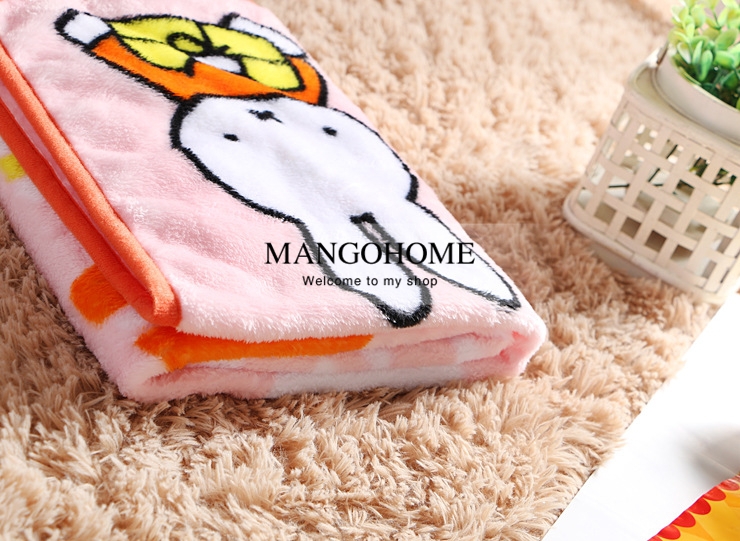 super- soft -skin-friendly- flannel- double-sided- pink Miffy- baby- blanket- air- conditioning- blanket-17.jpg