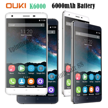Original OUKITEL K6000 5.5″ Android 5.1 Mobile Phone FDD-LTE Smartphone MTK6735P 2GB RAM 16GB ROM HD 6000mAh High Battery 13.0MP