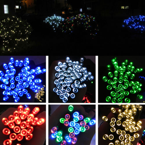 12M 100 LED Solar Panel Powered Fairy String Lights Lamp for Outdoor Garden Home Christmas Wedding Party Xmas Tree Decoration 12M 100 LED Solar Panel Powered Fairy String Lights Lamp for Outdoor Garden Home Christmas Wedding Party Xmas Tree Decoration