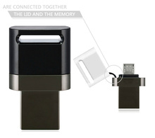  100 Real capacity Waterproof Smartphone USB flash drive 64GB OTG USB pen drive Super Mini