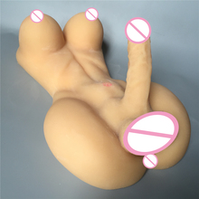 Real solid silicone life size Lady boy with big breast and penis sex dolls for women lesbian gay male