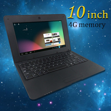 2015 new cheap 10 inch mini dual core laptop netbook android 4.2 keyboard netbook computer single nucleus