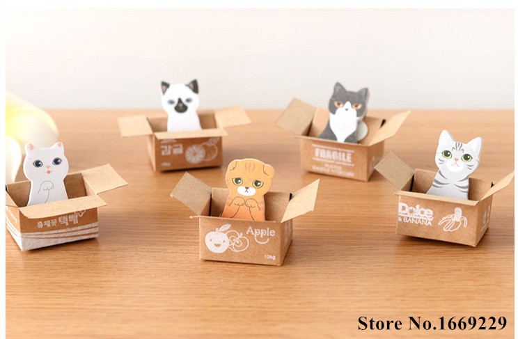 Dog And Cat Sticky Note Pads Dog And Cat Sticky Note Pads
