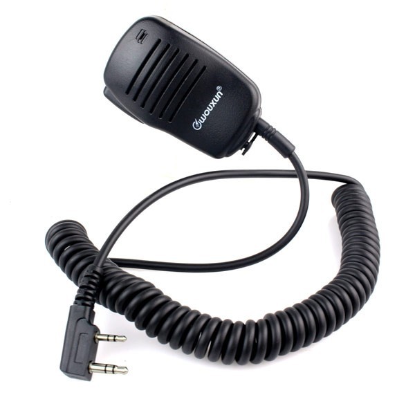 Mini Handheld Microphone Mic PTT Speaker (7)