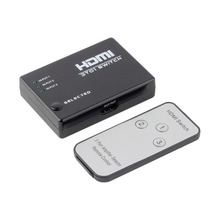 1pcs 3 Port 1080P Video HDMI Switch Switcher Splitter IR Remote For HDTV PS3 DVD Worldwide Store