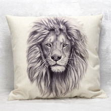 Happy home Pillow personalized pillowcase Vintage Cotton Linen Pillow Case Waist Pillow Shams Home Decorate