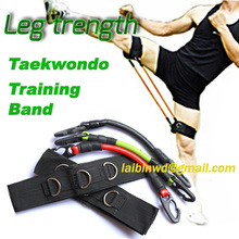 Leg strength workout trainer resistance bands Taekwondo fitness exercise tool equipment