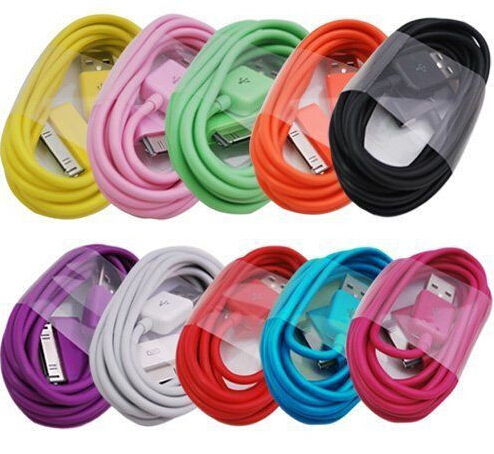 10 color 1m USB Sync Data Charging Charger Cable C...