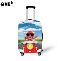 2016 ONE2 Design riding a dog pattern printing cover apply to 22 24 26 inch suitcase