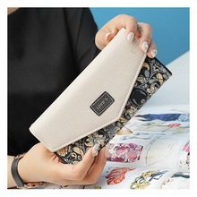 New Fashion Flower Women Wallet 5 Colors Floral Wallet Long Popular Portable Change Purse Delicate Casual