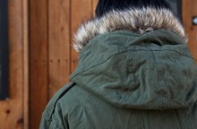 Fashion Luxury Fur Collar Woolen Blends Single Breasted Long Trench Coat Men Winter Thicken Slim Fit