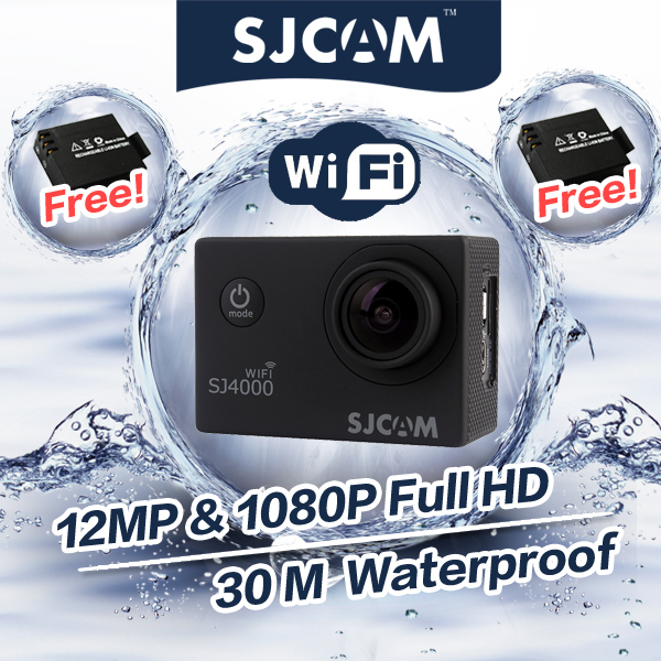  Spain Stock Original SJCAM SJ4000 WiFi 1080P Full HD Extreme Sport DV Action Camera Diving