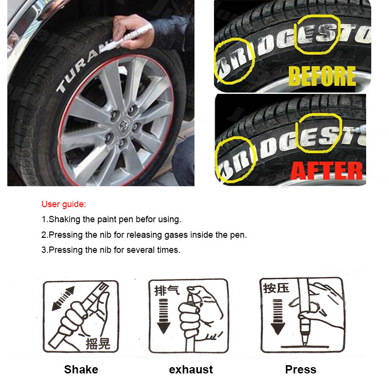 Permanent-Paint-For-Cars-Universal-Car-Styling-Creative-Decals-Car-Tire-Tread-Marker-Paint-Pen-Hot (2)