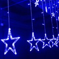US Curtain Lights 2M 0 6M 138Leds String Light Christmas Wedding Garland Outdoor Curtain Rope Lamps