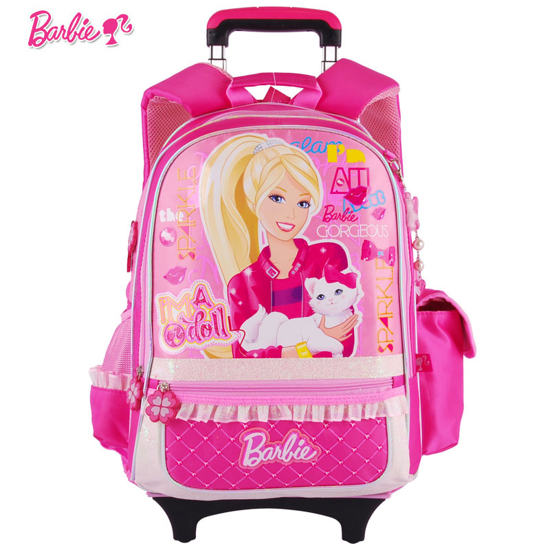 barbie rolling backpack