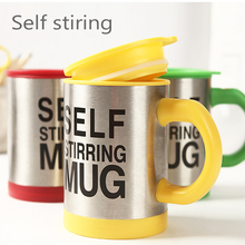 Hot Selling Self Stirring 400 ML Automatic Electric Coffee Cup Smart Stainless Steel Mugs Perfect Souveni