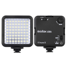 Godox LED64 LED Video LED Lamp for DSLR Camera Camcorder mini DVR as Fill Light for Wedding News Interview Macro photography