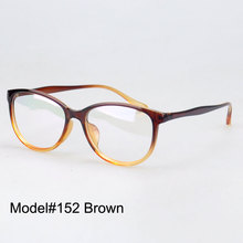 High quality colorful fashion cat eye women full rim plastic optical frame in stock 152