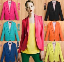 NEW blazer women suit blazer foldable brand jacket made of cotton spandex with lining Vogue refresh