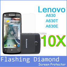 sale 10pcs Free Shipping 3G Smartphone lenovo a630 Screen Protector Ultra Clear LCD Protective Film For