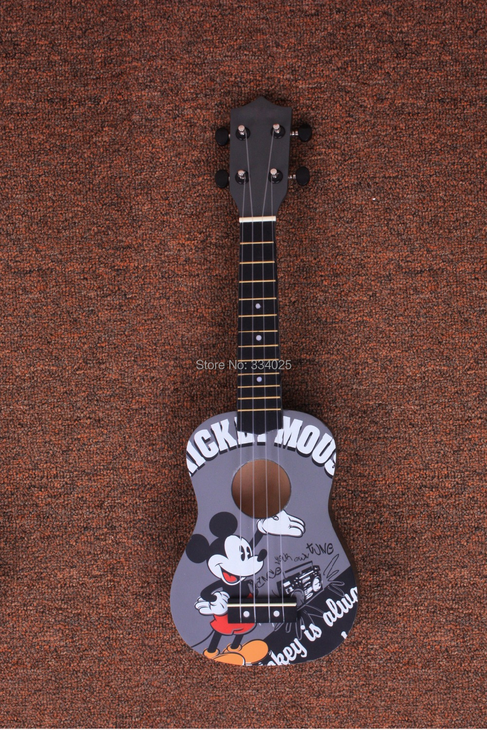 Professional 21" Acoustic Soprano Hawaii Ukulele uke children small guitar Musical Instrument beauty image new Free shipping(China (Mainland))